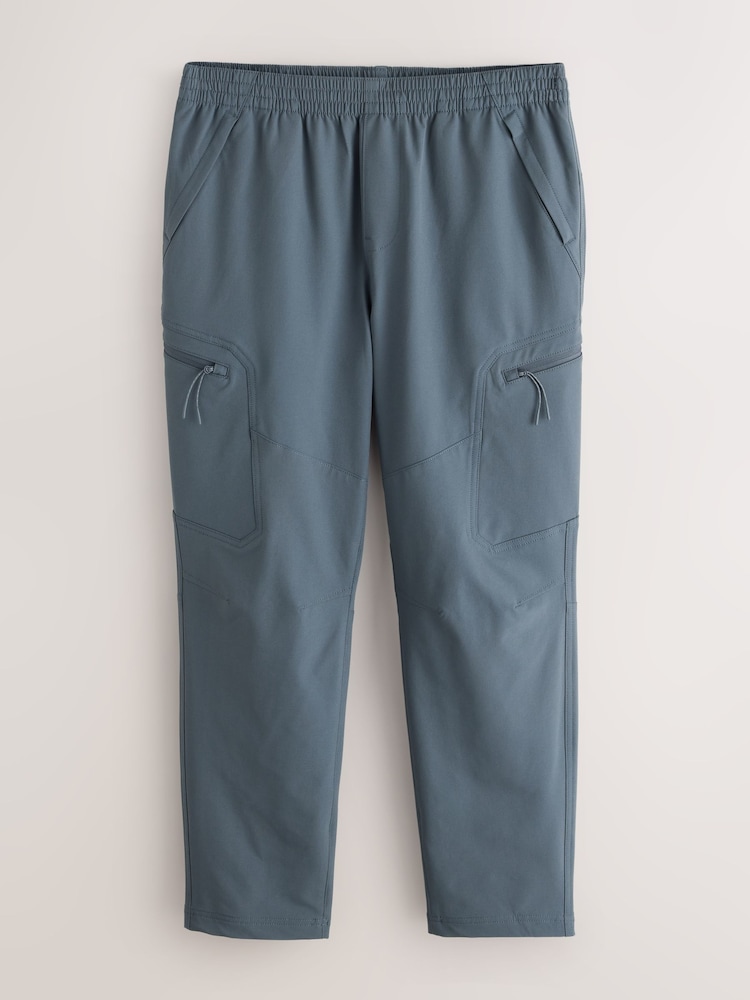 Mėlyna - „Dry Tech Slim Fit“ tamprios „Utility Cargo“ kelnės - 1 paveikslėlis iš 4