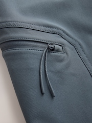 Mėlyna - „Dry Tech Slim Fit“ tamprios „Utility Cargo“ kelnės - 4 paveikslėlis iš 4