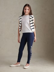 U.S. Polo Assn. Blue Branded Jersey Leggings - Image 3 of 7