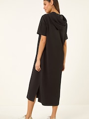 Roman Black Trim Detail Midi T-Shirt Dress - Image 3 of 5
