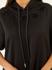 Roman Black Trim Detail Midi T-Shirt Dress - Image 5 of 5