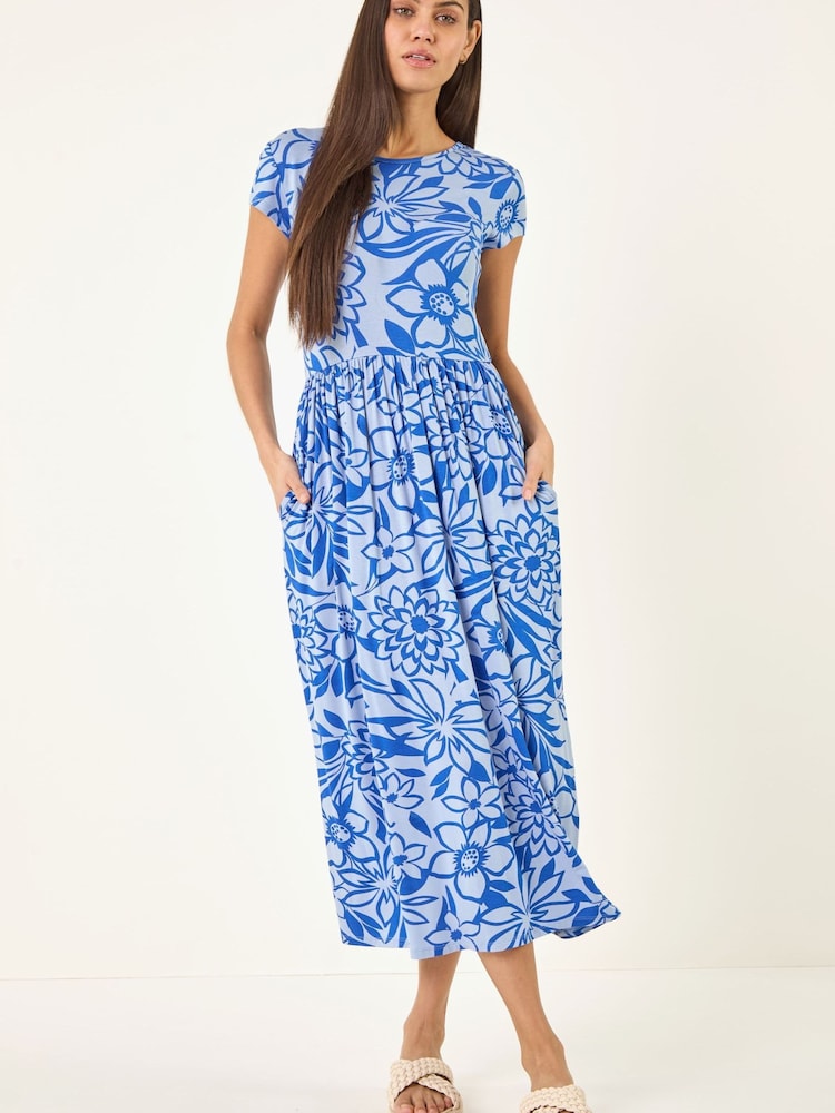Roman – Midikleid mit floralem Muster und Tasche - Bild 1 von 5 Roman – Midikleid mit floralem Muster und Tasche - Bild 1 von 5