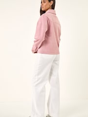 Rosa - Roman semsket Jakke med knapper - Bilde 3 av 5