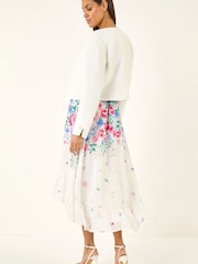 Roman White Rochette Bow Detail Jacket - Image 3 of 5