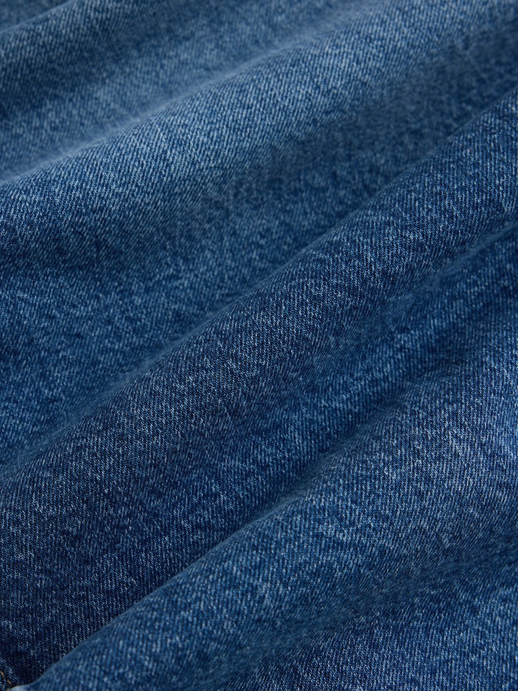 Dark Blue Utility Wide Leg Jeans - Image 2 of 3 Dark Blue Utility Wide Leg Jeans - Image 2 of 3