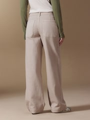 Stone Utility Wide Leg Jeans - Image 4 of 9