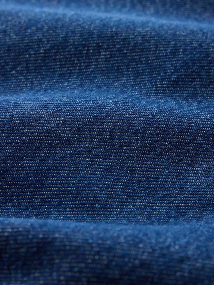 Dark Blue Wide Leg Drawsting Jeans - Image 8 of 8 Dark Blue Wide Leg Drawsting Jeans - Image 8 of 8