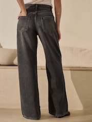 Gris - Jean Ample taille haute - Image 4 de 8