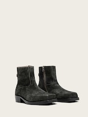 AllSaints Grey Orla Boots - Image 3 of 5
