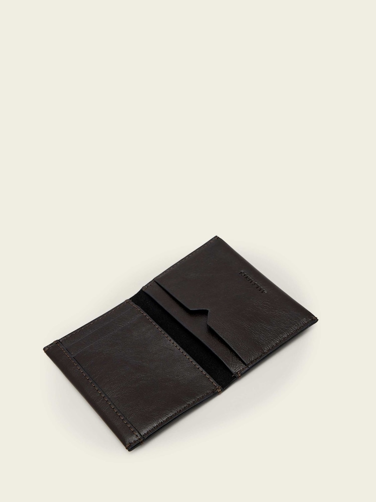 AllSaints Black Bifold Wallet - Image 2 of 3