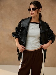 灰色 - Ribbed Thick Strap Vest - 圖片 2/5
