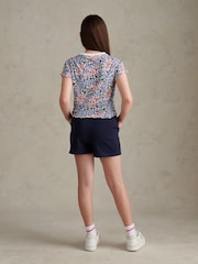 U.S. Polo Assn Blue Patchwork Top & Shorts Set - Image 2 of 6