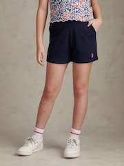 U.S. Polo Assn Blue Patchwork Top & Shorts Set - Image 4 of 6