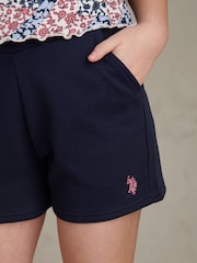 U.S. Polo Assn Blue Patchwork Top & Shorts Set - Image 6 of 6