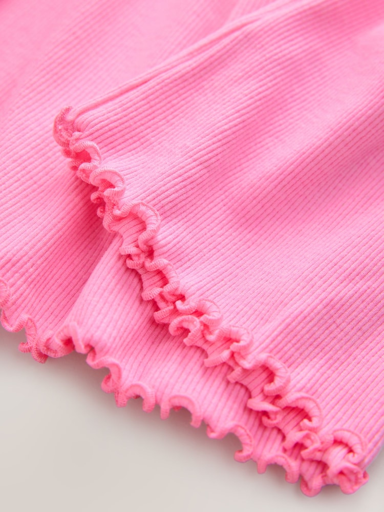 Pink Cherry Short sleeve Embroidered Ribbed Dress (3mths-7yrs) - Image 8 of 8 Pink Cherry Short sleeve Embroidered Ribbed Dress (3mths-7yrs) - Image 8 of 8