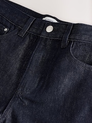 Indigo Rinse Blue - N.Premium Twisted Seam Barrel Leg Jeans - 8এর মধ্যে 7 ছবি