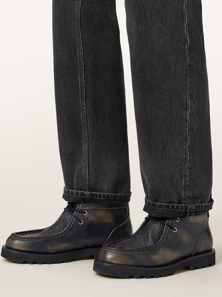 AllSaints Black M069F Boots - Image 1 of 7