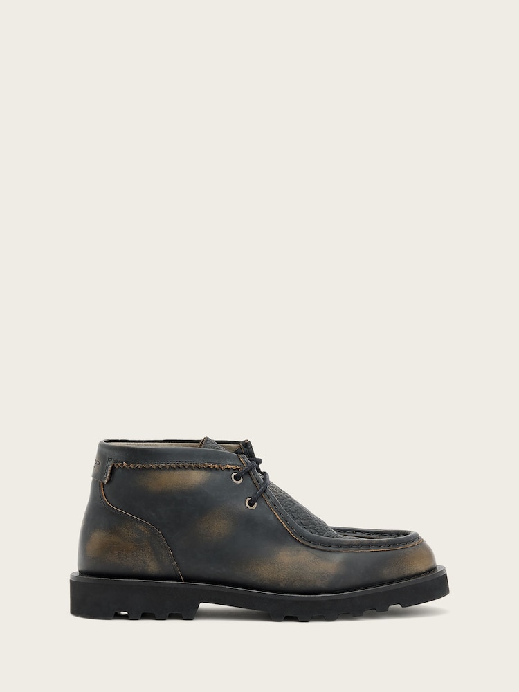 AllSaints Black M069F Boots - Image 2 of 7