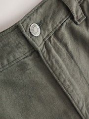 Vert kaki - Mid Rise Utility Barrel Jeans - Image 7 sur 7