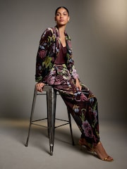 Print Kew Collection Velvet Blazer - Image 1 of 8