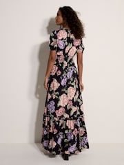 Apricot Blue Chloe Floral Wrap Maxi Dress - Image 2 of 4