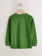 Red/Green/Grey Character Graphic Long Sleeve Relaxed Fit T-Shirts 3 Pack (3-16yrs) - Image 3 of 7
