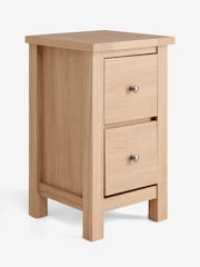Natural Oak Effect Malvern Set of 2 Bedside Table - Image 1 of 4