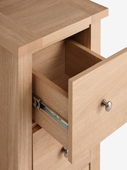 Natural Oak Effect Malvern Set of 2 Bedside Table - Image 3 of 4