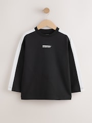 Black/White/Grey Sport Stripe Long Sleeve T-Shirt 3 Pack (3-16yrs) - Image 3 of 7