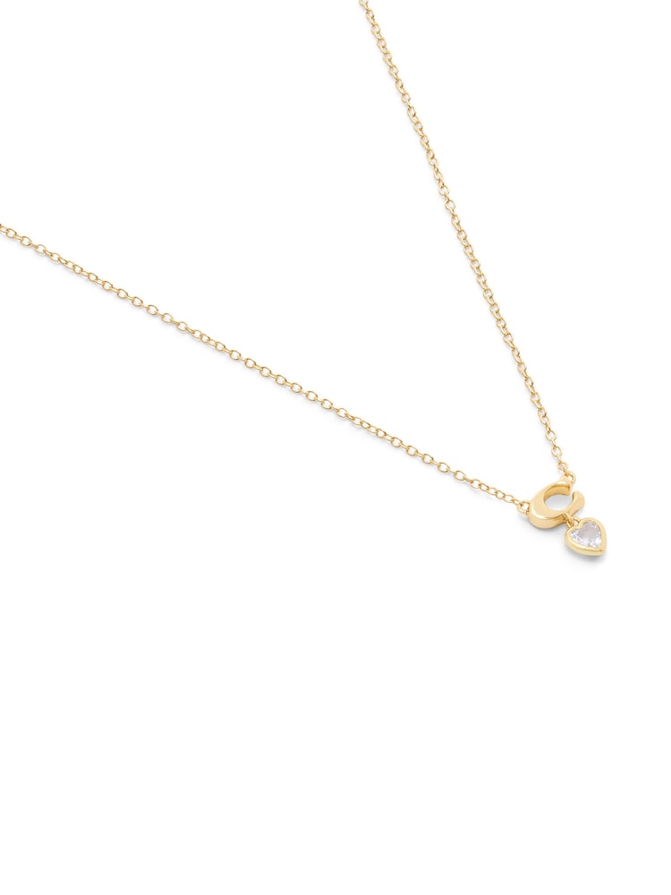 COACH Gold Tone Signature C Heart Boxed Jewellery Set - Image 6 of 6 COACH Gold Tone Signature C Heart Boxed Jewellery Set - Image 6 of 6