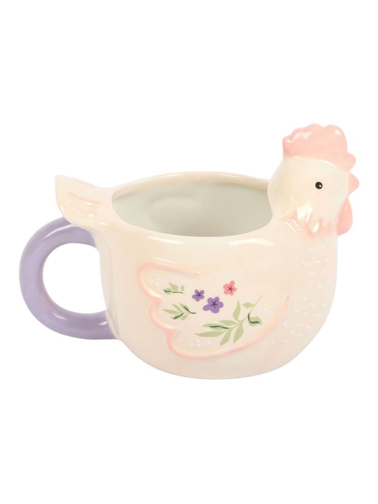 Something Different Cream Hen Shaped Mug - Image 2 of 4