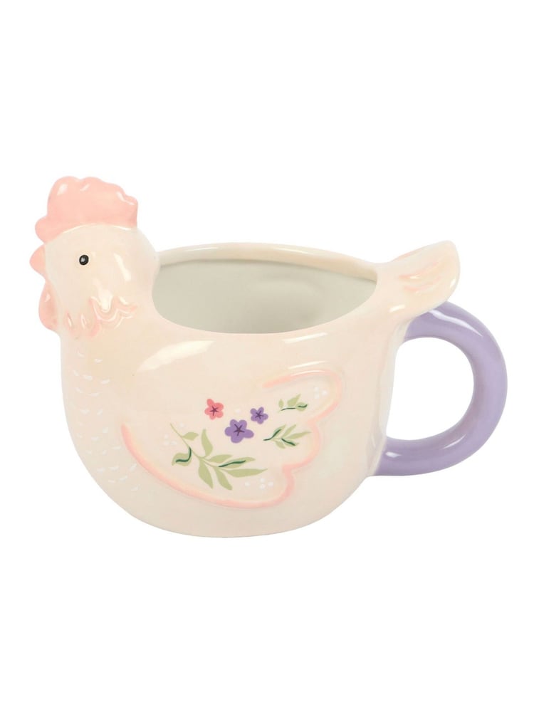Something Different Cream Hen Shaped Mug - Image 4 of 4