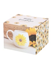 Something Different Hello Sunshine Rounded Mug with 3D Sunflower - 5의 이미지 5