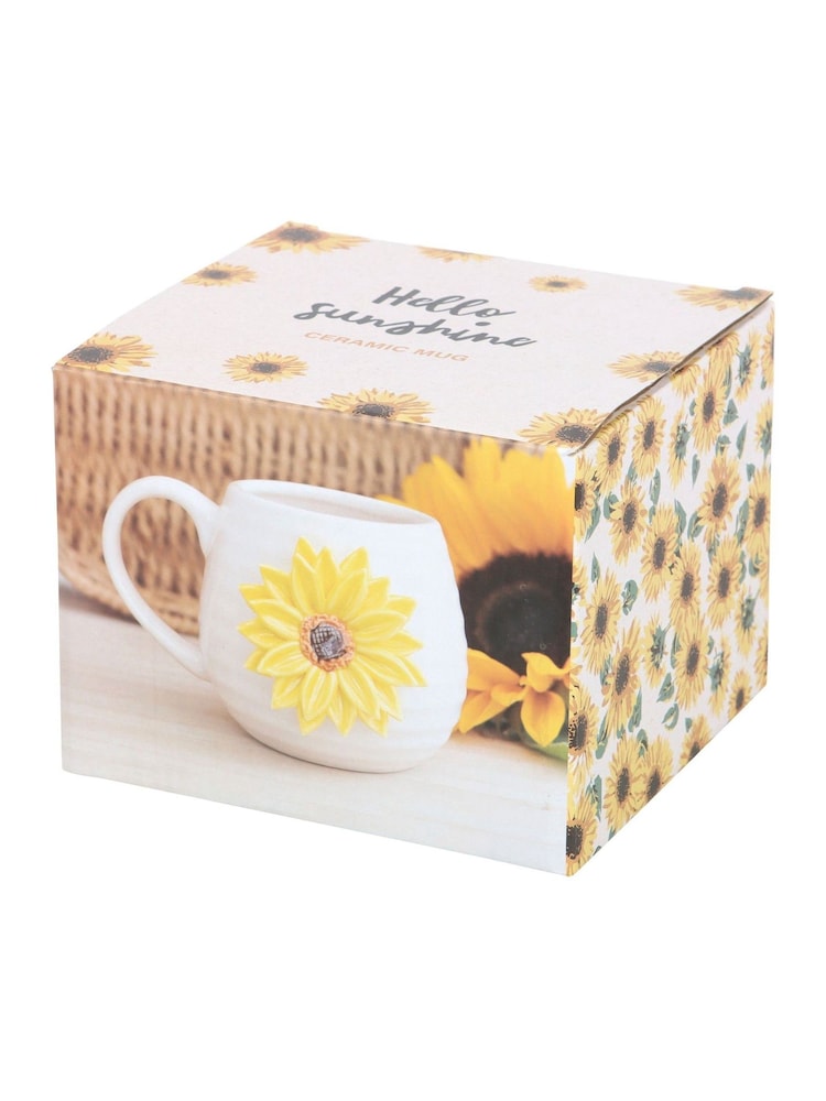 Something Different Hello Sunshine Rounded Mug with 3D Sunflower - 5의 이미지 5
