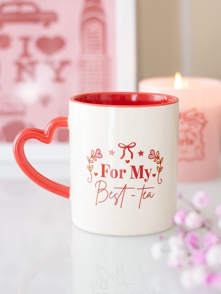 Something Different For My Best Tea Mug with Heart Handle - 4의 이미지 1