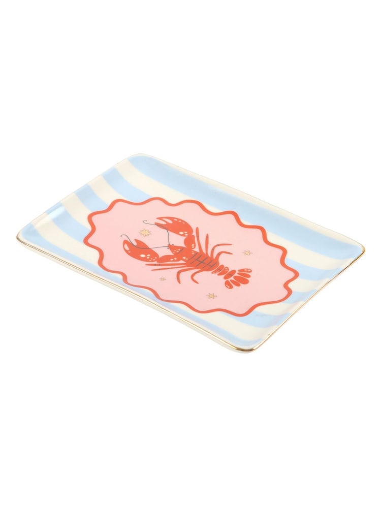 Something Different Pink Striped Lobster Trinket Dish - Image 4 of 4