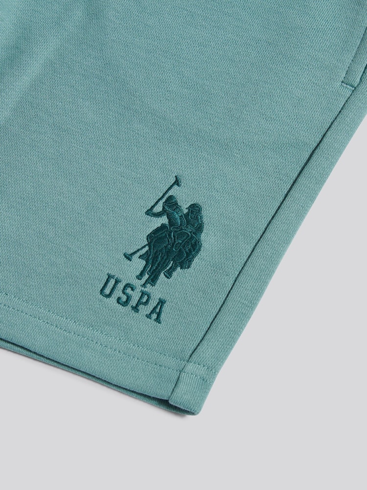U.S. Polo Assn. Teal Player 3 Sweat Shorts - Image 11 of 11 U.S. Polo Assn. Teal Player 3 Sweat Shorts - Image 11 of 11