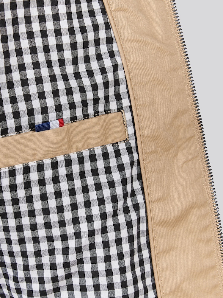 U.S. Polo Assn. Brown Cotton Twill Harrington Jacket - Image 6 of 6 U.S. Polo Assn. Brown Cotton Twill Harrington Jacket - Image 6 of 6