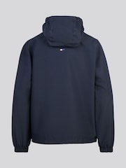 U.S. Polo Assn. Navy Mesh Lined Hooded Windbreaker Jacket - Image 3 of 6