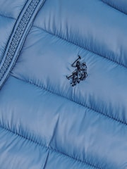 U.S. Polo Assn. Steel Blue Lightweight Quilted Gilet - Image 3 of 4