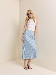 Nobodys Child Blue Alana Below Knee Skirt - Image 1 of 5