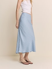 Nobodys Child Blue Alana Below Knee Skirt - Image 4 of 5