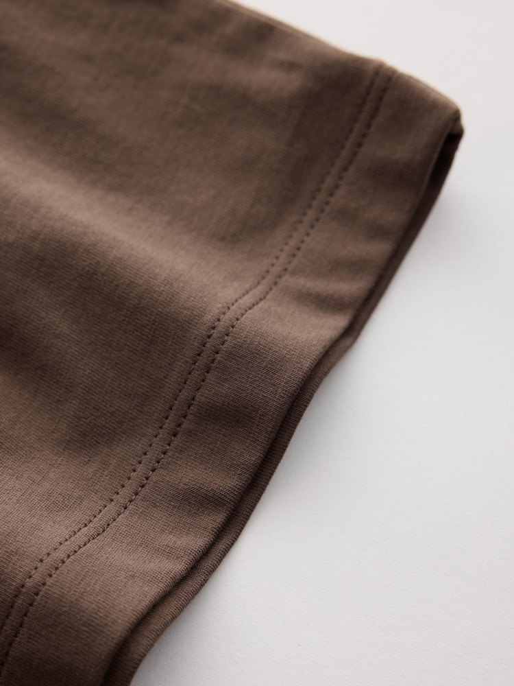Chocolate Brown Regular Fit Short Sleeve T-Shirt (3-16yrs) - Image 4 of 4