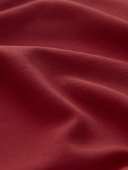 Red Soft Touch Slinky Sleeveless Hardware V-Neck Top - Image 7 of 8