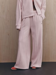 self. Pink Wide Leg Joggers - Image 1 of 8