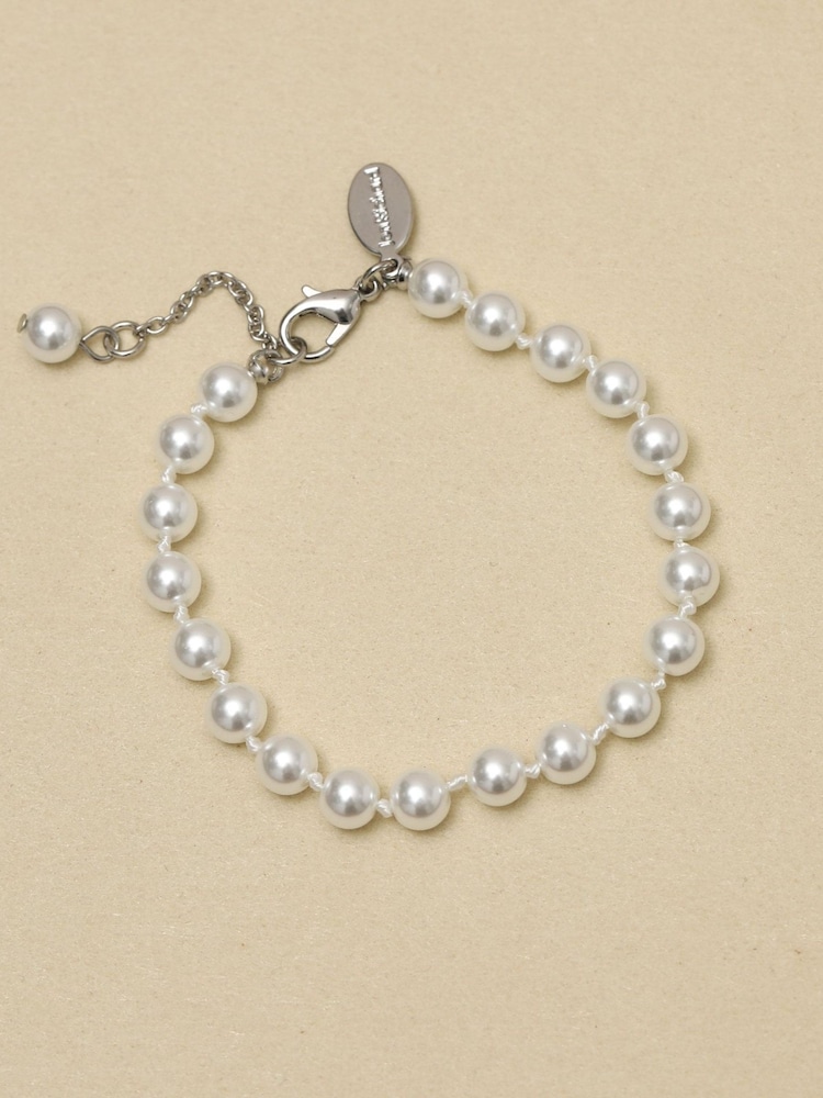 Jon Richard Cream White Pearl Bracelet - Image 2 of 2