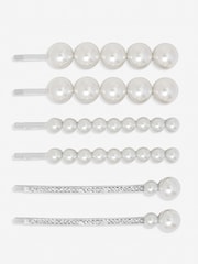 Jon Richard Silver Mixed Pearl Slides - Image 1 of 4