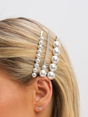 Jon Richard Silver Mixed Pearl Slides - Image 4 of 4