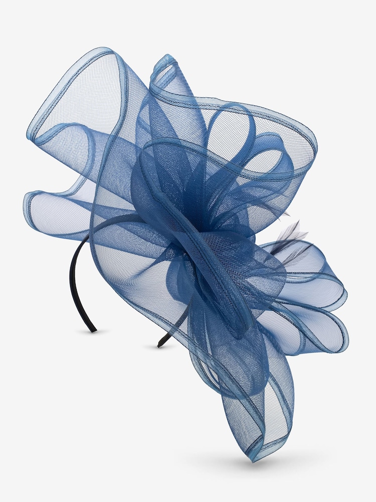 Jon Richard Blue Large Hat Fascinator - Image 1 of 1