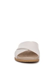 Vionic Cream Etna Wide Fit Arch Support Slides - Image 4 of 7